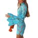Cross-border 2026 European And American New Lace Long-Sleeve High-Neck INS Casual Vacation Loose Women's Dress_ecoleips.com