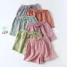 2026 Japanese New Style Ladies Summer Shorts 100% Cotton Crepe Thin Loose Home Pants Plus Size Beach Pants Bottoms Cute Shorts_ecoleips.com