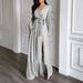 DiYun European And American Elegant Style Versatile Long-Sleeve Long Dress Women's Clothing 2025 Autumn/Winter_ecoleips.com