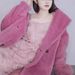 Celebrity-Inspired Teddy Bear Wool Coat – Plush Mid-Length Trench Coat With V-Neck, Warm & Stylish Winter Outerwear (S-XL, 8 Colors)_ecoleips.com