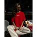 Outerwear Lazy Slimming Elegant European And American Style Summer 100% Cotton Short Sleeve T-Shirt Top Trendy_ecoleips.com