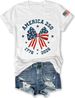 Memorial Day Vintage Poppy T-Shirt For Women Poppy Flower Language Crew Neck Short Sleeve Summer Tee_ecoleips.com