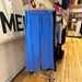 BM Style Royal Blue Elastic Waist Drawstring Cuffed Sweatpants Slimming Casual Wide-leg Women's Straight-leg Long Sports_ecoleips.com
