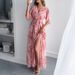 Women's Clothing Fashion Temperament Elegant Holiday Print Strappy Long Skirt Dress Women's Clothing Spring And Summer_ecoleips.com