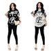 Thai Street Style Two-Piece Set - 3d Print Tee & Slim-Fit Pants (Breathable Milk Silk Fabric) Vibrant Colors_ecoleips.com