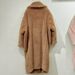Bear Coat For Women, Loose Fit Teddy Jacket, MAX Parent Style Winter Wear, Fur Grain Sheep Wool Integrated_ecoleips.com