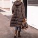 girl European And American Style Long Padded Thick Reversible Women's Coat Winter Warm Cotton Jacket_ecoleips.com