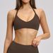 Gym Top Women Hanging Neck Sports Bra Running Push Up Yoga Bra Breathable Sports Underwear Women Fitness Bra Workout Top Women_ecoleips.com