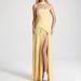Women's Clothing Strapless High Slit Irregular Dress Solid Color American Fashion Spring New Arrivals_ecoleips.com
