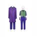 Halloween Batman Cosplay Costume for Men Dark Knight Heath Ledger Joker Outfit with Suit Jacket_ecoleips.com