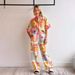 Women's Clothing Casual Fashion Linen Shirt Collar Cardigan Long Suit_ecoleips.com