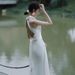 Light Wedding 2026 New Forest Style Bride Simple Small Train French White Slimming Mermaid Reception Dress Summer_ecoleips.com