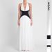 Chic Open Back Socialite Long Dress Sexy Luxury Formal Cocktail Banquet Evening Outfit_ecoleips.com
