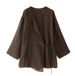 K Women's Kimono Cross Coat Fashion Pants Set_ecoleips.com