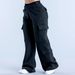 Women's Retro American Multi-Pocket Cargo Pants Casual Straight Leg Loose Wide Leg Trousers Floor Length For Autumn Winter Fashion_ecoleips.com