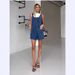 Women's Clothing Ladies Overalls Slim Straight One Piece Overalls Denim Shorts Women_ecoleips.com