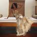 Sexy Leopard Print Halter Neck Backless Long Dress For Women Layered Pleated Skirt New Summer_ecoleips.com