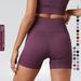 Women's Clothing Seamless Yoga Three-point Pants Moisture-wicking Solid Color Tight Stretch Fitness Clothes High Waist Sports Tight Pants_ecoleips.com