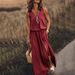 2023 European And American Summer New Sleeveless Long Fashionable Casual Women's Clothing, Waist-cinching_ecoleips.com