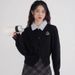 Women's Patchwork Embroidered Knit Cardigan Fashionable And Stylish Top for Spring/Autumn New Style 2026_ecoleips.com