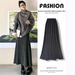 Knitted Fishtail For Women, Autumn/winter 2026 New Style, Slimming, Gentle, Elegant, High-end, Extended Length, White,_ecoleips.com