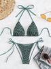 Verve 2025 New Two-Piece Swimsuit For Women Sexy Three-Point Tie Bikini Swimwear_ecoleips.com