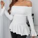 Voya Women's Mature T-shirt With Intellectual Style For Spring And Summer, Featuring A Slim Fit And Elegant Figure With A One Neck Design_ecoleips.com