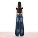 26ss| 2026 American Retro Washed Distressed Drapey Spring-summer Versatile Floor-length Everyday Denim Pants New Style_ecoleips.com
