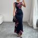 Women's Clothing Slim Dress Sleeveless One Step Skirt Hip Long Skirt_ecoleips.com