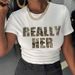 Summer New American Street Style Slim-fit Short Crop Top With Letter Print, Versatile Casual And Simple T-shirt_ecoleips.com