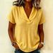 Women's Summer Knitted Top Short Sleeve Peter Pan Collar Casual Style European American New 2026 Independent Website_ecoleips.com