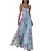 2026 European And American Cross Border Women's Hot Selling Dress With Strap Strap, Digital Printing, Folded Floral Long Skirt, Dress_ecoleips.com