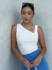 AB354 New Autumn/Winter Cross-Border European And American Women's Slim-Fit Knit Off-Shoulder Sleeveless Vest Solid_ecoleips.com