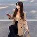 Women's Petite Style Suit Jacket Trendy Korean Casual Outerwear High-End Spring Autumn_ecoleips.com