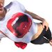 Cherry Print Cropped T-Shirt Red Lip Street Style Casual Basic Top for Summer Hot Girl Versatile Women's Fashion Summer Hot_ecoleips.com