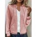 Women's Clothing zipper hooded cardigan long sleeved sweater jacket_ecoleips.com