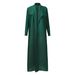 Verve Robe Muslim Clothing Long Fashion Elegant Cardigan Pleated Dress_ecoleips.com