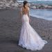 Women's Clothing New One Shoulder Foreign Trade Wedding Dress With Large Skirt Water Soluble Lace Trailing Wedding Dress_ecoleips.com