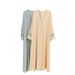 Elegant Embroidered Dress - Flowy Muslim Long Sleeve Open Front Robe For Women, Comfortable Chiffon Fabric, Plus Size Friendly_ecoleips.com