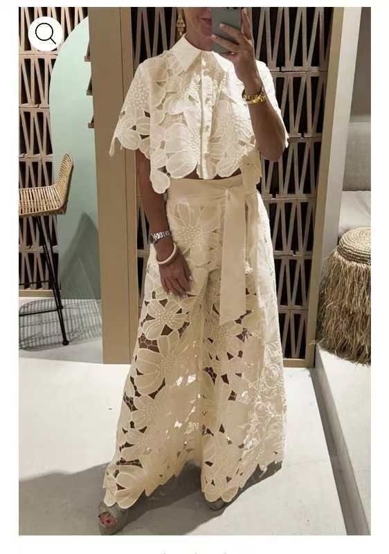 Women's Clothing Fashion Lace Leisure Suit_ecoleips.com