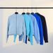 Women's Sporty Hooded Cardigan Scuba Jacket Loose Fitting Fully Zipped Fleece Lined Yoga Hoodie_ecoleips.com