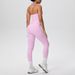 ng2510292 Ng2510292 Ng2510292 Cloud-feel Quick-dry Strap Tank Top, Tight-fitting High-waisted Pocket Pants, Sports Suit Outdoor Running, Fitness, And_ecoleips.com