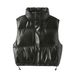 Aria Basics Cross-border ZA European And American Style Women's Clothing INS Fashion Design Metallic Tech Fabric Down_ecoleips.com