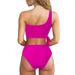 Women's Clothing One Shoulder Strap Bikini Split Swimsuit Vest Swimsuit_ecoleips.com