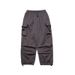 2025 Y2K Trousers Women Cargo Pants Straight Wide Leg Drawstring Pockets Kpop High Waisted Breathable Solid Color Sweatpants_ecoleips.com