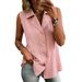 Women's Clothing Women's Solid Color Sleeveless Vest Top Loose Fit Fashion Summer Outerwear For Formal & Casual For Women_ecoleips.com