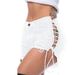 Aria Basics Aria Basics Cross-border Ripped Women's Jeans With Eyelets Bandages, European And American Style, Sexy Nightclub Hot_ecoleips.com