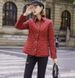 K Women's Slim-fit Down Jacket With Stand-up Collar And Single-row Buttons; Diamond Quilted Cotton Coat_ecoleips.com