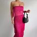 Women's fashion one-shoulder sexy two-piece skirt with top fringe skirt_ecoleips.com