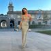 Women's Clothing New U Neck Fish Scale Beaded High Waist Slim Fit Birthday Party Host Dress_ecoleips.com